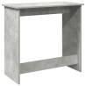 Concrete Grey Desk 84x40x75 cm - Stylish Engineered Wood