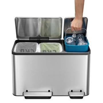 EKO Pedal Bin EcoCasa 3x15 L - Stylish & Functional Waste Solution