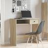 Desk Sonoma Oak - Durable Engineered Wood 80x40x75 cm