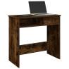  Desk Smoked Oak 80x40x75 cm Engineered Wood Colour smoked oak 