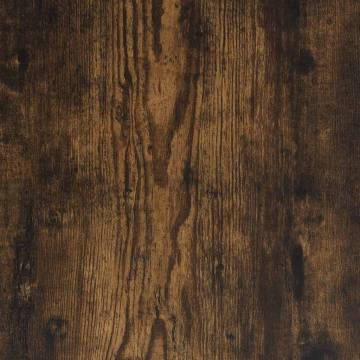 Smoked Oak Desk - 80x40x75 cm Engineered Wood | HipoMarket