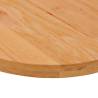 Light Brown Solid Wood Table Top - 140x60 cm Oval Design