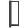 T-Shaped Bar Table Legs - Anthracite Steel 2 pcs | HipoMarket