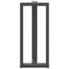 T-Shaped Bar Table Legs - Anthracite Steel 2 pcs | HipoMarket