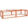 Rabbit Hutch 183x90x46.5 cm Solid Firwood Size 183 x 90 x 46.5 cm 