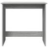 Desk Grey Sonoma 84x40x75 cm - Durable Engineered Wood