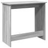 Desk Grey Sonoma 84x40x75 cm - Durable Engineered Wood