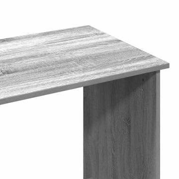 Desk Grey Sonoma 84x40x75 cm - Durable Engineered Wood