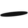 Oval Dark Brown Oak Table Top - 140x60 cm | Hipomarket