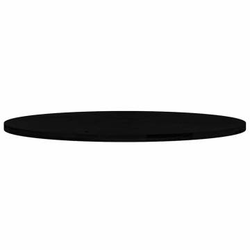 Oval Dark Brown Oak Table Top - 140x60 cm | Hipomarket