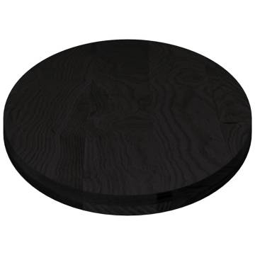 Oval Dark Brown Oak Table Top - 140x60 cm | Hipomarket