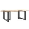 T-Shaped Coffee Table Legs - Anthracite Steel | HiPo Market