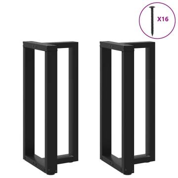 T-Shaped Bar Table Legs - 50x35x(91-92) cm - Durable Steel