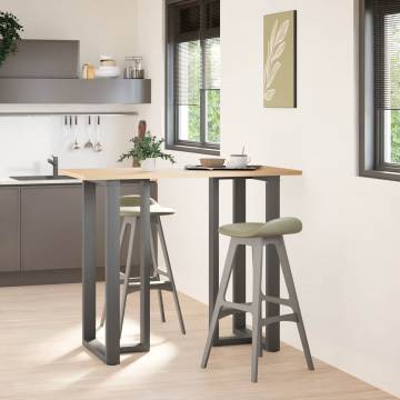 Bar Table Legs T-Shaped Anthracite 60x35 cm - 2 pcs