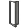 Bar Table Legs T-Shaped Anthracite 60x35 cm - 2 pcs