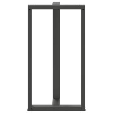 Bar Table Legs T-Shaped Anthracite 60x35 cm - 2 pcs