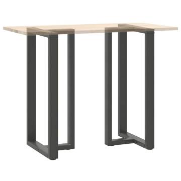 Bar Table Legs T-Shaped Anthracite 60x35 cm - 2 pcs