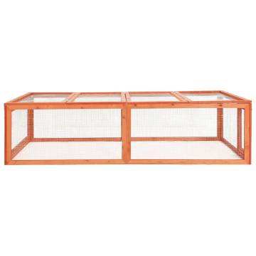 Rabbit Hutch 183x90cm - Solid Firwood Outdoor Enclosure