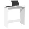  Desk White 84x40x75 cm Engineered Wood Colour white 