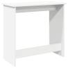 Stylish White Desk 84x40x75 cm - Durable Engineered Wood