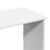 Stylish White Desk 84x40x75 cm - Durable Engineered Wood