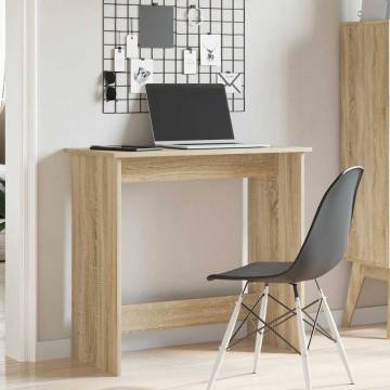 Desk Sonoma Oak 84x40x75 cm - Stylish Engineered Wood Desk