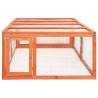 Rabbit Hutch 183x90cm - Solid Firwood Outdoor Enclosure