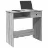  Desk Grey Sonoma 80x40x75 cm Engineered Wood Colour grey sonoma 