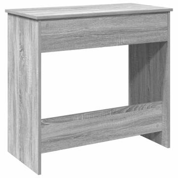 Desk Grey Sonoma 80x40x75 cm | Engineered Wood | HipoMarket