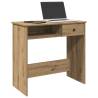  Desk Artisan Oak 80x40x75 cm Engineered Wood Colour artisan oak 