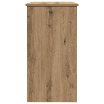 Desk Artisan Oak 80x40x75 cm - Durable Engineered Wood