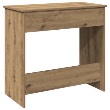 Desk Artisan Oak 80x40x75 cm - Durable Engineered Wood