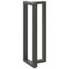 Bar Table Legs T-Shaped 2 pcs Anthracite - Durable Steel | HipoMarket