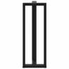 T-Shaped Bar Table Legs - 2 pcs Black Steel 50x35x111-112 cm