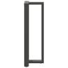 Bar Table Legs T-Shaped 2 pcs Anthracite Steel - Hipomarket