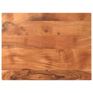 Rectangular Solid Wood Acacia Table Top - 90x50 cm