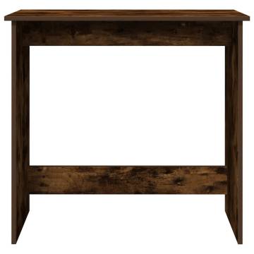 Desk Smoked Oak 84x40x75 cm - Stylish Engineered Wood Desk