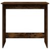 Desk Smoked Oak 84x40x75 cm - Stylish Engineered Wood Desk