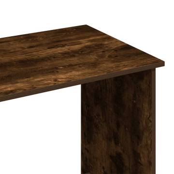 Desk Smoked Oak 84x40x75 cm - Stylish Engineered Wood Desk