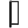 T-Shaped Bar Table Legs - Black Steel (2 pcs) | Hipomarket