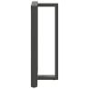 Bar Table Legs T-Shaped 2 pcs Anthracite Steel | HipoMarket