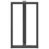 Bar Table Legs T-Shaped 2 pcs Anthracite Steel | HipoMarket