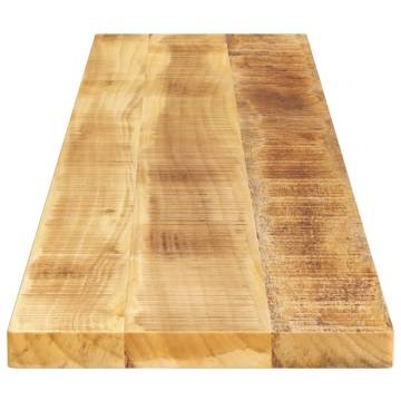 Table Top 140x40 cm - Solid Mango Wood | Rustic Design