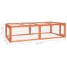 Rabbit Hutch 183x90cm - Solid Firwood Outdoor Enclosure