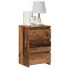  Bedside Cabinet Old Wood 40x35x62.5 cm Engineered Wood Colour old wood Quantity in Package 1 