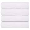  Bath Towels 4 pcs White 100x150 cm 360 gsm 100% Cotton Colour white Size 100 x 150 cm Quantity in Package 4 