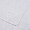 4 Pack White Towels 100x200cm - 100% Cotton, 360gsm