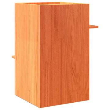 Cat House Wax Brown - Solid Pine Wood | Hipomarket UK