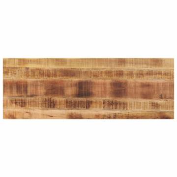 Table Top 140x60cm Rectangular Solid Wood Rough Mango | HipoMarket