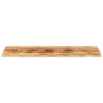 Table Top 140x60cm Rectangular Solid Wood Rough Mango | HipoMarket